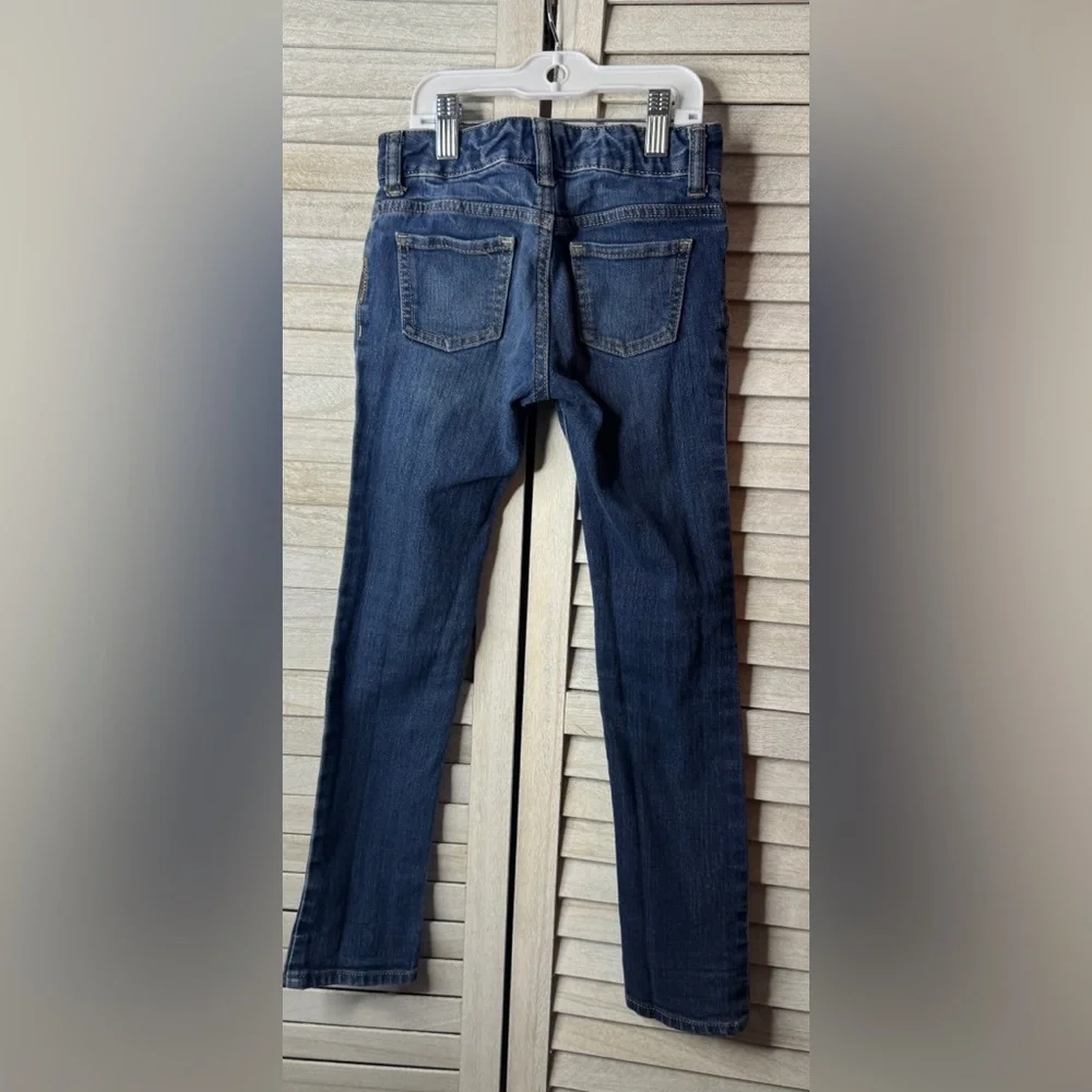 Old Navy Girls Super Skinny Jeans Size 7 Medium Wash Stretch Denim Classic